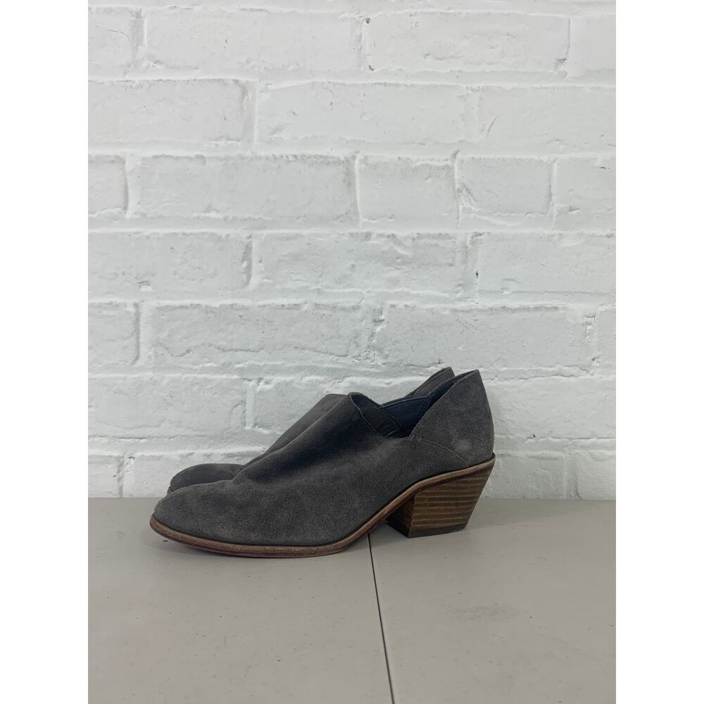 Vince Camuto Women's Suede Leather Deadra Ankle Booties Gray Size US 8